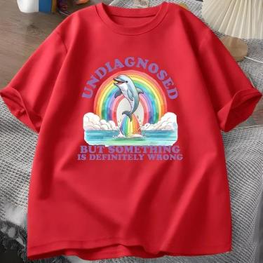 Imagem de Camiseta Feminina Vintage Manga Curta - Estilo Verão, BR-G4, Bj3442, V