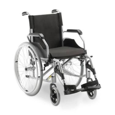 Imagem de Cadeira de Rodas Dobrável Dellamed em Alumínio Até 120kg D600 T44 6471