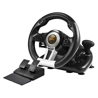 Imagem de PXN PC Racing Steering Wheel, V3II USB Car Driving Race Gaming Steering Wheel with Pedals for Windows PC, PS3, PS4, Nintendo Switch, Xbox One, Xbox Series X/S