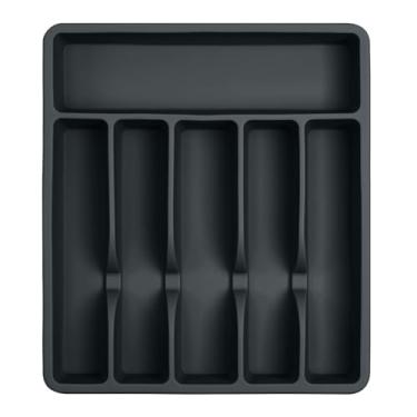 Imagem de Pantrymade Organizador de gaveta de talheres de silicone – Suporte de utensílios antiderrapante para gavetas de cozinha | Bandeja de talheres para garfos, facas, colheres e mais | durável, livre de