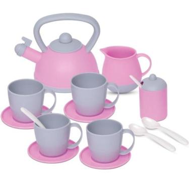Imagem de Jogo de Chá Baby Gourmet Cozinha Infantil Menina Rosa - Mercotoys