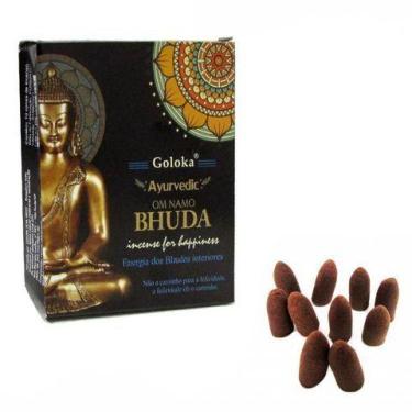 Imagem de 0771 - Incenso Goloka Cone Cascata Agarwood (Buda)