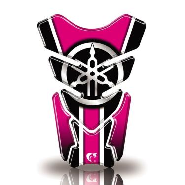 Imagem de Protetor De Tanque Adesivo Moto Factor Fazer Yamaha Diapazão Rosa