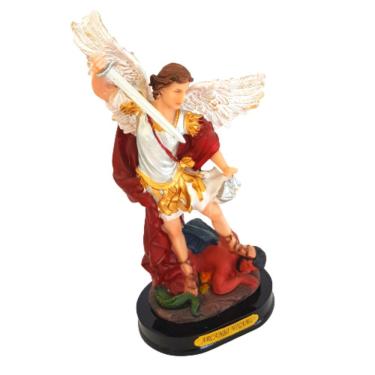 Imagem de Imagem De Arcanjo Miguel Em Resina 14cm