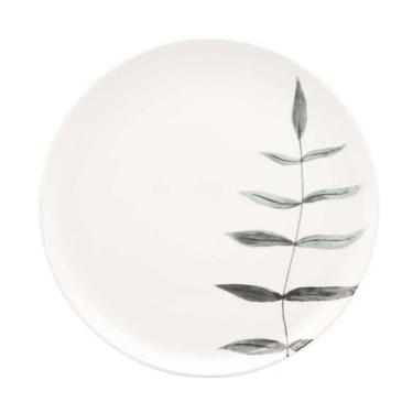 Imagem de Prato Raso Em Cerâmica Flat Samambaia 26cm Oxford