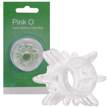 Imagem de Anel Peniano Massageador Pink O Erotic Point Transparente
