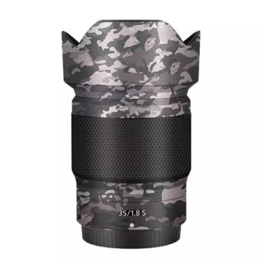 Imagem de Skin Lens Camera Skin Wrap Vinil Protetor Adesivo Acessórios de Fotografia para Nikon Z 35mm F1.8S (Camuflagem de Campo)