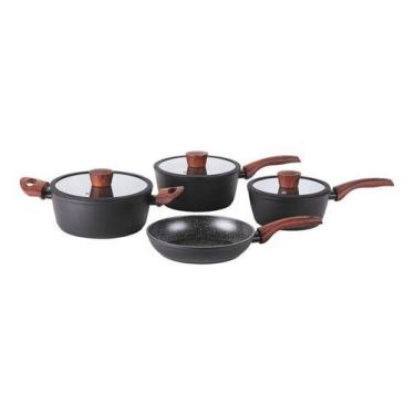 Imagem de Conjunto De Panelas 4 Peças Ceramic Life Sirius - Brinox - NoBrand