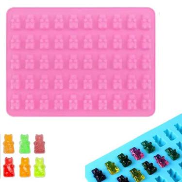 Imagem de Molde Silicone 50 Ursinhos Ursos Goma Gelatina Bala Gummy - LUYKE