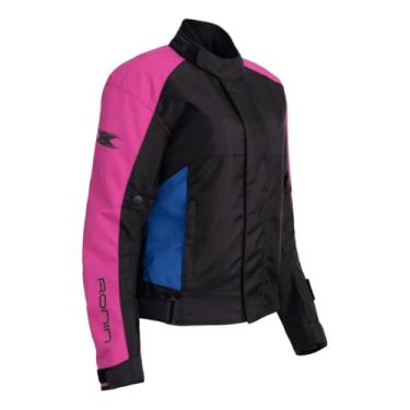 Imagem de Jaqueta Texx Ronin V2 Ld Fem Pret Rosa Azu S