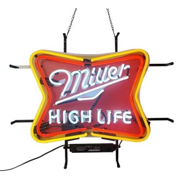 Imagem de Hvkeer Letreiros De Neon Para Cerveja, Quarto, Vidro Alta Qualidade, Caverna Masculina, Festa Aniversário, Arte, Luzes Parede, 24 X 20 Polegadas