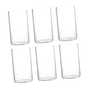 Imagem de Ｂｅｓｇａ Vasos de vidro cilíndricos, acessórios florais, porta-velas, vasos decorativos portáteis, recipientes para plantas, para festas internas, presentes de, 6 Peças
