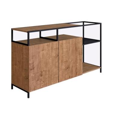 Imagem de Buffet York 2 PT Vermont e Preto - Artesano