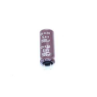 Imagem de KIT COM 20 PEÇAS - CAPACITOR ELETROLITICO 1500UF 6,3V RADIAL 8X20MM 10