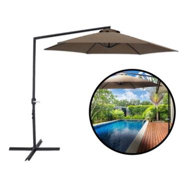 Imagem de Ombrelone Suspenso De Piscina Varanda E Jardim 3m Veneza Bel