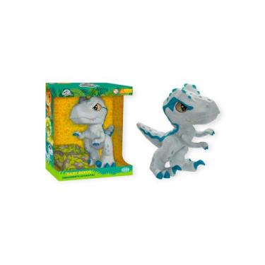 Imagem de Boneco Dinossauro Jurassic World Velociraptor Dinos Baby Pupee