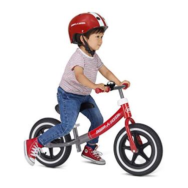 Imagem de Radio Flyer Air Ride Balance Bike - Air Tires, Lightweight, Adjustable Seat No-Pedal Kids Bicycle Fun Learn to Ride Scooter (Amazon Exclusive)