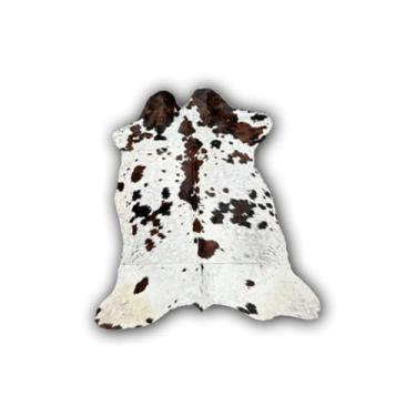 Imagem de Tapete de Couro em Formato de Boi - Tricolor | 007294