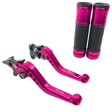 Imagem de Kit Manete Manopla Esportivo Yes 125 Intruder 125 Riva Dafra - Stark R