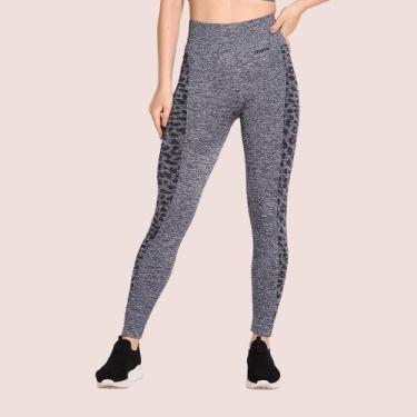 Imagem de Calça Legging Sem Costura Fitness Feminina Trifil Esportiva, Preto, G