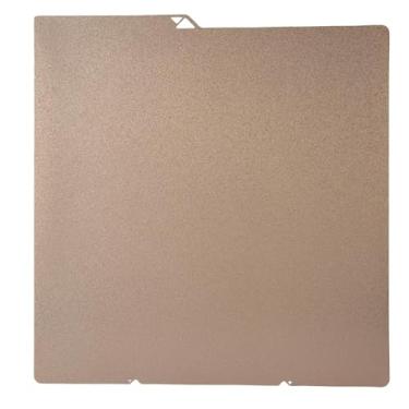 Imagem de Asixxsix Placa PEI de Placa Texturizada de Dupla Face, 264x276mm Placa de Compilação de Ouro para Anycubic Kobra S1, Impressora 3D Plataforma de Cama de Lençol Flexível