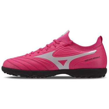 Imagem de Chuteira Society Masculina Mizuno Regent AS, Rosa, 43
