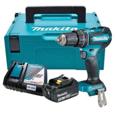 Imagem de Furadeira Paraf. A Bateria 18V DHP485Z 3Ah Makita C/ Maleta