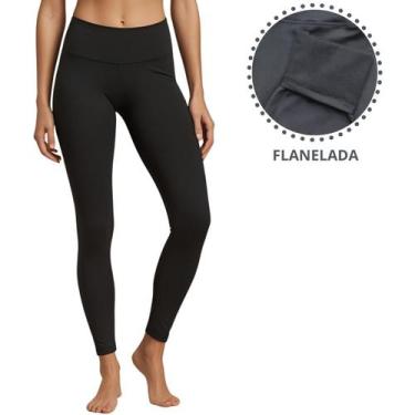 Imagem de Calça Legging Flanelada Feminina Peluciada Quentinha Inverno - Rangels