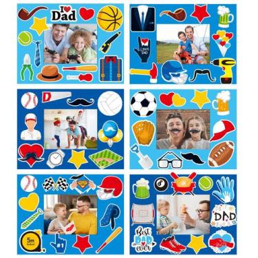Imagem de Porta-retratos Craft Kit chiazllta para o Dia dos Pais para crianças x