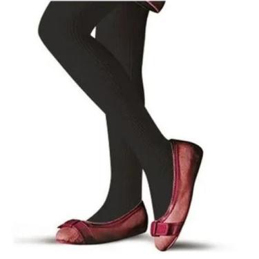 Imagem de Meia Calça Selene Classica Fio 70 Grossa Infantil 9500, P, Preto