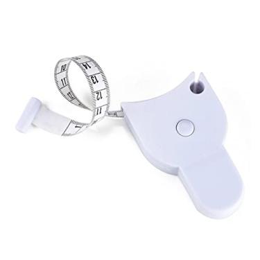 Imagem de Fita Métrica Corporal Antropométrica, 150cm, Carcaça Branca 9 x 5,5cm, Trena de Medição
