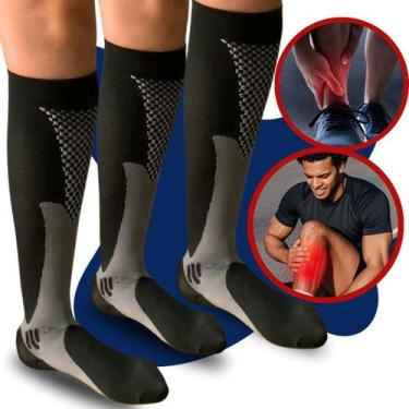 Imagem de Kit Meia de Compressão para Varizes e Má Circulação - Ergo Premium, 1P