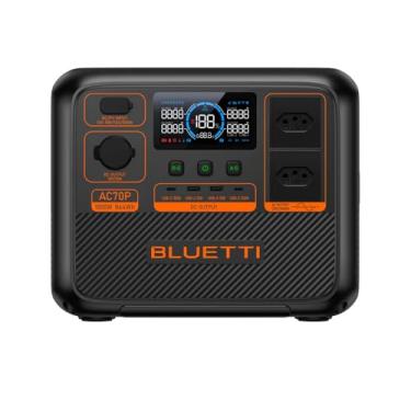 Imagem de BLUETTI AC70P Estação de Energia Portátil | 1000 W 864 Wh (110V)