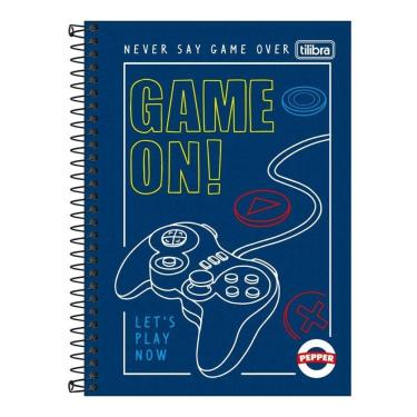 Imagem de Caderno Espiral Capa Dura Pequeno 1/4 Pepper 80 Folhas Tilibra Estampa 3