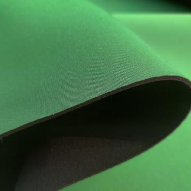 Imagem de Tecido de neoprene verde de 2 mm, material de roupa de mergulho, tecido para costura, folha de borracha de espuma fina (verde, 3 x 5 cm)