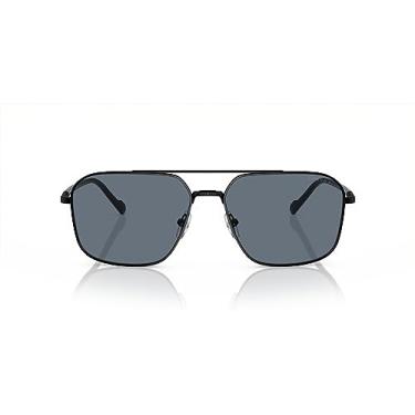 Imagem de Óculos de Sol Vogue Eyewear Polarizado 0VO4289S 352S4Y Tam 59 / Preto Fosco - Lentes Azul