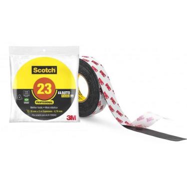 Imagem de FITA ISOLANTE AUTA FUSÃO 19mm x 5m SCOTCH 23 3M - ALTA TENSÃO