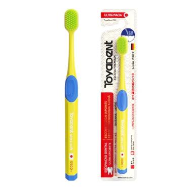 Imagem de TOYADENT PRO Escova de Dente Adulto Macia, 1 Unidade, 6 Cores Disponíveis, Ultra Fina Limpeza Dental, Suave para Gengivas Sensíveis Profissional