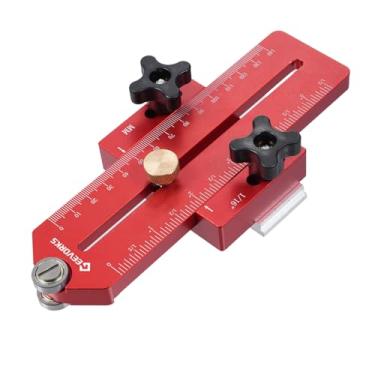 Imagem de Geevorks Guia de gabarito de serra de mesa fina, para fazer cortes repetitivos e estreitos de tiras finas, adequado para slots de 3/10.2 cm x 3/20.3 cm, serve para slots de 30 tipo/19 tipo T, para