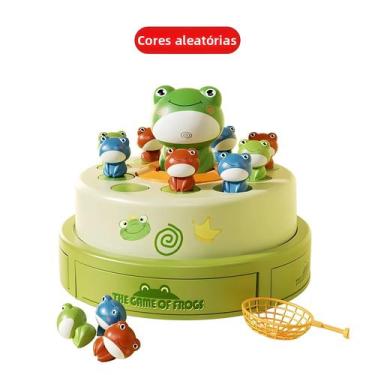 Imagem de Crianças Montessori Brinquedo Dos Desenhos Animados Sapo Voador Intera
