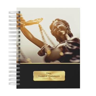 Imagem de Agenda Jurídica 2026 Direito Personalizada 8 Capas (CAPA 7)