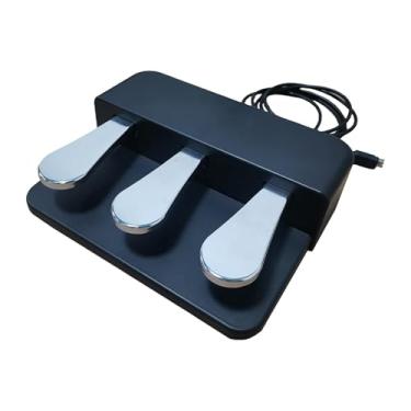 Imagem de Dynwave 3 Pedal Board Acessórios para Instrumentos Musicais Substituição Portátil Profissional para Pianos Digitais Teclados a Maioria Marcas