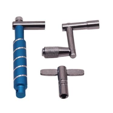 Imagem de YIJU 3x Chave de tambor Chave de percussão Ferramenta de reparo de bateria de aço inoxidável Acessórios de afinador de bateria de afinação de para