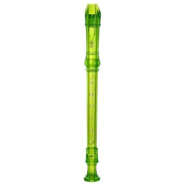 Imagem de Flauta Doce Soprano Barroca Yamaha YRS-20BG-Green Verde