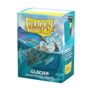 Imagem de Sleeve Dragon Shield Standard Padrão Dual Matee Glacier Azul Geleira Magic RPG TCG Board Game com 100