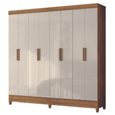 Imagem de Guarda Roupas Casal 8 Portas 2 Gavetas Marajó Moval Freijo Off
