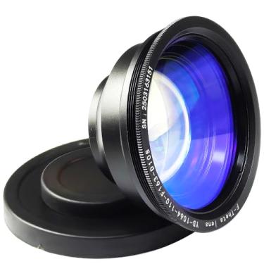 Imagem de HUNST F-Theta Scan Lens Field 110 x 110 mm FL 163 mm para gravadores a laser de fibra, lente de digitalização óptica para sistema Galvo de 1064 nm, rosca M85 (110 x 110 mm FL 163 mm)