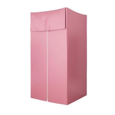 Imagem de Provador dobrável, provador portátil com cortina blackout para boutique, shopping center, escritório, eventos, ganchos de estrutura leves(Pink,80 * 80cm)