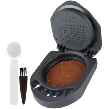 Imagem de Adaptador Cápsula de Café Reutilizável Refil Recarregável Para Café em Pó Compatível com Cafeteiras Dolce gusto Piccolo XS, Genio S Plus e Mini Me