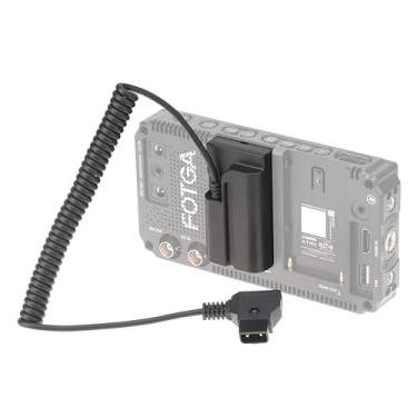 Imagem de Fotga Cabo de alimentação de bateria simulada D-tap para NP-F550 para Sony NP-F550 F570 NP-970 bateria Atomos Ninja/Shinobi monitor transmissor de vídeo luz LED câmera filmadora BMCC 6K